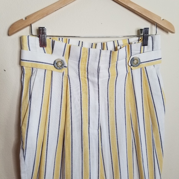 Topshop Summer Strip Peg Trousers NWT Sz US8 - Picture 4 of 9